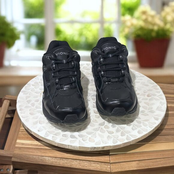 Vionic Walker Classic Men’s 11 Wide Leather Walking Shoes Orthotic Support Comfy - Picture 11 of 13